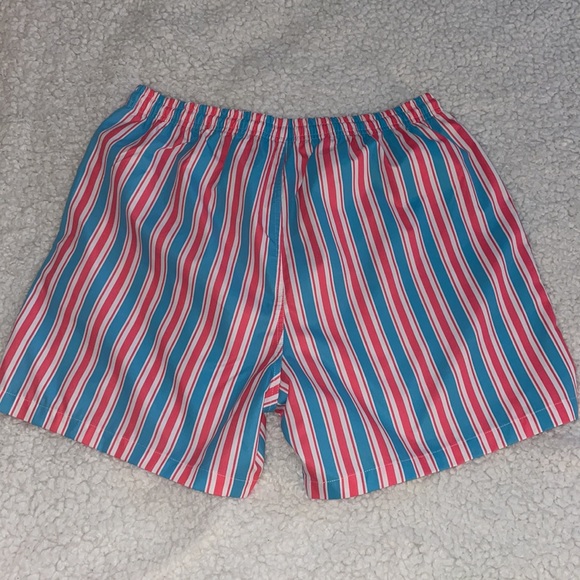 Striped Swim Trunks - Picture 2 of 2